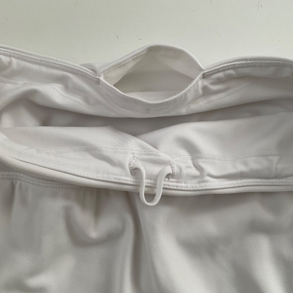 Athleta Women’s Fairway Golf Skort 18" Sz M White Pickleball Tennis Pockets - Picture 7 of 11